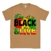 Toasted Coconut stay black and live Classic Tee - Zillion Design Studio