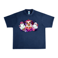 Navy Halloween ghost Heifer Urban Heavy Tee - RanaPortraitStore