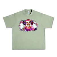 Oil Green Halloween ghost Heifer Urban Heavy Tee - RanaPortraitStore