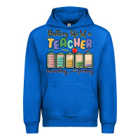 Cobalt battery life of a teacher monday friday Urban Hoodie - MaliasSmallBusiness