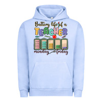 Pigment Grape Ice battery life of a teacher monday friday Urban Hoodie - MaliasSmallBusiness
