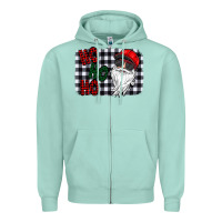Seafoam ho ho ho Zipper Hoodie - CowhideDigitalArt