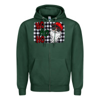 Sports Green ho ho ho Zipper Hoodie - CowhideDigitalArt