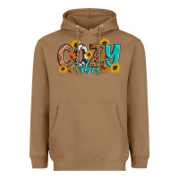 Toasted Coconut Cozy Vibes Fall Sunflowers Heavyweight Hoodie - Artiststas