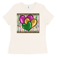 Bone mardi gras heart Ladies Tee - BarkalooDesign