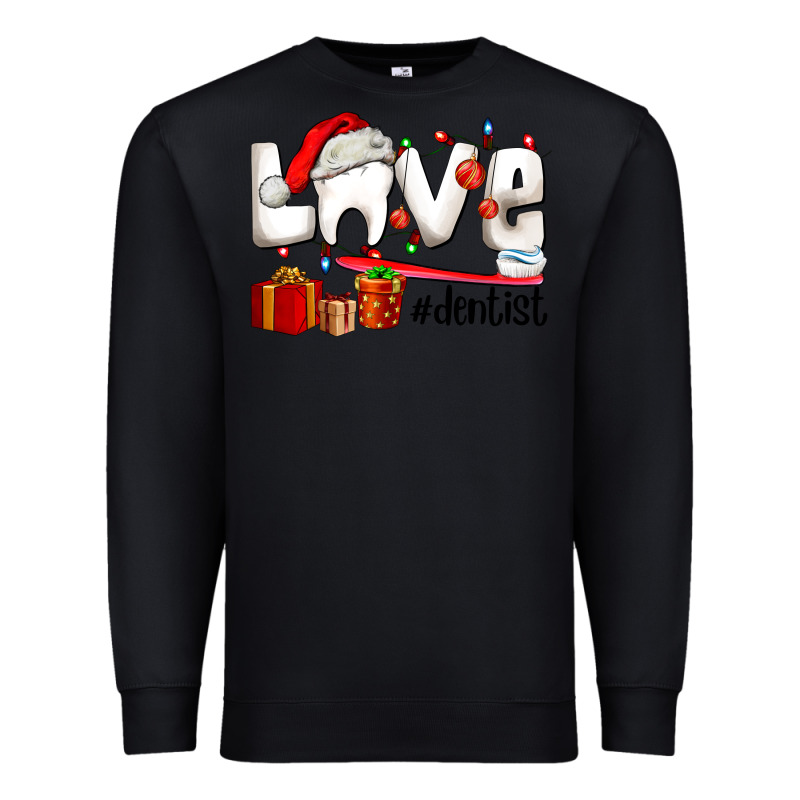 Christmas Love  Dentist Premium Sweatshirt by AdoDesignShop | Teevron