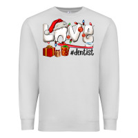 Dove Grey Christmas love  dentist Premium Sweatshirt - AdoDesignShop