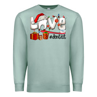 Seafoam Christmas love  dentist Premium Sweatshirt - AdoDesignShop