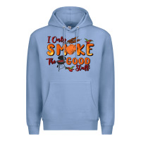 Colony Blue i only smoke the good stuff Premium Hoodie - MaliasSmallBusiness