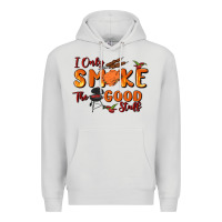 Dove Grey i only smoke the good stuff Premium Hoodie - MaliasSmallBusiness