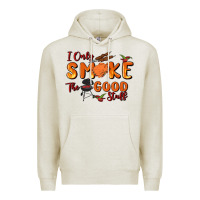 Oatmeal Heather i only smoke the good stuff Premium Hoodie - MaliasSmallBusiness