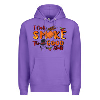 Purple i only smoke the good stuff Premium Hoodie - MaliasSmallBusiness