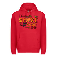 Red i only smoke the good stuff Premium Hoodie - MaliasSmallBusiness