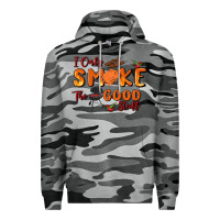 Slate Camo i only smoke the good stuff Premium Hoodie - MaliasSmallBusiness
