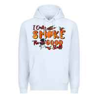 White i only smoke the good stuff Premium Hoodie - MaliasSmallBusiness