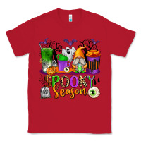 Red Spooky Season Coffee Cups Classic Tee - texasbilliewilder