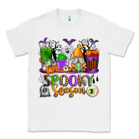 White Spooky Season Coffee Cups Classic Tee - texasbilliewilder