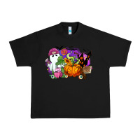 Black Halloween ghost and jack o lantern Urban Heavy Tee - RanaPortraitStore