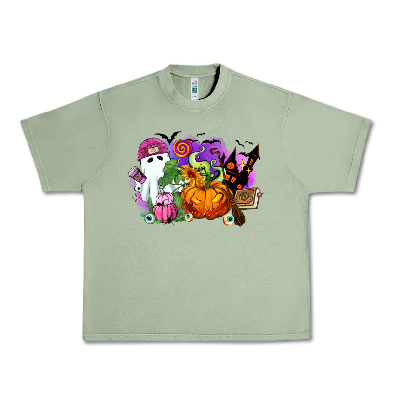 Halloween Ghost And Jack O Lantern Urban Heavy Tee by RanaPortraitStore | Teevron