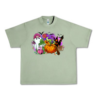 Oil Green Halloween ghost and jack o lantern Urban Heavy Tee - RanaPortraitStore