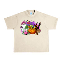 Sandshell Halloween ghost and jack o lantern Urban Heavy Tee - RanaPortraitStore