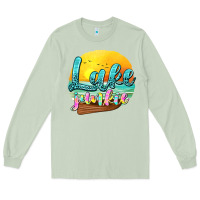 Matcha lake junkie Long Sleeve Tee - texasbilliewilder