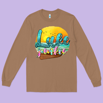 Lake Junkie Long Sleeve Tee Designed By Texasbilliewilder