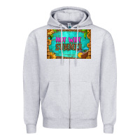Heather Grey hot wife summer skinny metal can holder Zipper Hoodie - HRA Design Shop