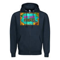 Navy hot wife summer skinny metal can holder Zipper Hoodie - HRA Design Shop
