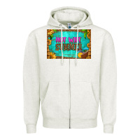 Oatmeal Heather hot wife summer skinny metal can holder Zipper Hoodie - HRA Design Shop