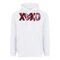 White xoxo Heavyweight Hoodie - JahusDesignShop