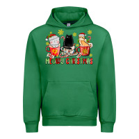 Emerald meowy christmas cats coffee cups Urban Hoodie - MaliasSmallBusiness