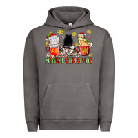 Pigment Tornado meowy christmas cats coffee cups Urban Hoodie - MaliasSmallBusiness