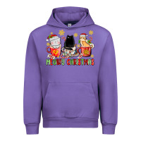 Tulip meowy christmas cats coffee cups Urban Hoodie - MaliasSmallBusiness