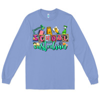 Colony Blue school custodian Long Sleeve Tee - AdoDesignShop