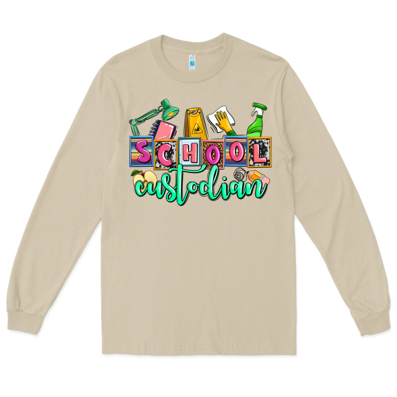 School Custodian Long Sleeve Tee by AdoDesignShop | Teevron