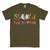 Army Green Spooky State of Mind Classic Tee - texasbilliewilder