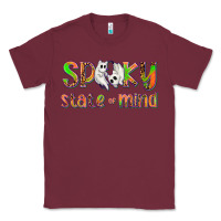 Burgundy Spooky State of Mind Classic Tee - texasbilliewilder