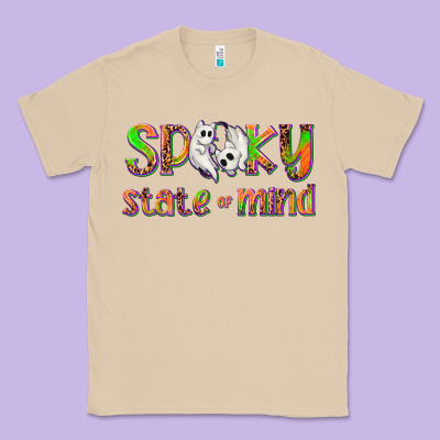 Spooky State Of Mind Classic Tee Designed By Texasbilliewilder