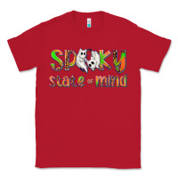 Red Spooky State of Mind Classic Tee - texasbilliewilder