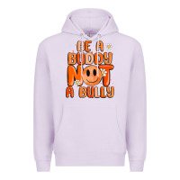 Lilac be a buddy not a bully Premium Hoodie - MaliasSmallBusiness