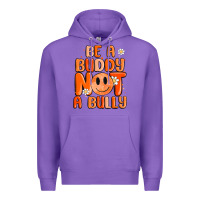 Purple be a buddy not a bully Premium Hoodie - MaliasSmallBusiness