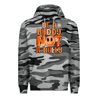 Slate Camo be a buddy not a bully Premium Hoodie - MaliasSmallBusiness