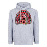 Heather Grey valentines sunflower rainbow Heavyweight Hoodie - JahusDesignShop