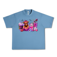 Pebble Blue Halloween Heifer coffee cups Urban Heavy Tee - RanaPortraitStore