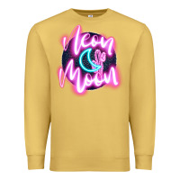 Antique Gold neon moon Premium Sweatshirt - JahusDesignShop