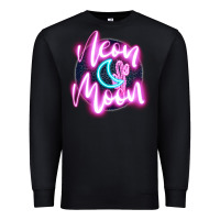 Black neon moon Premium Sweatshirt - JahusDesignShop