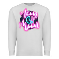 Dove Grey neon moon Premium Sweatshirt - JahusDesignShop