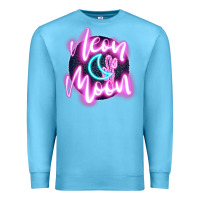Ocean Blue neon moon Premium Sweatshirt - JahusDesignShop
