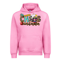Fuchsia Pink chaos coordinator Urban Hoodie - NancyCooperArtShop